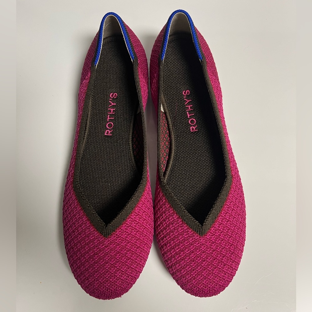 Rothy’s Magenta Flats